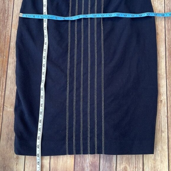 Boden Kitty Textured Dress | 8 Petite | Navy - Picture 12 of 12